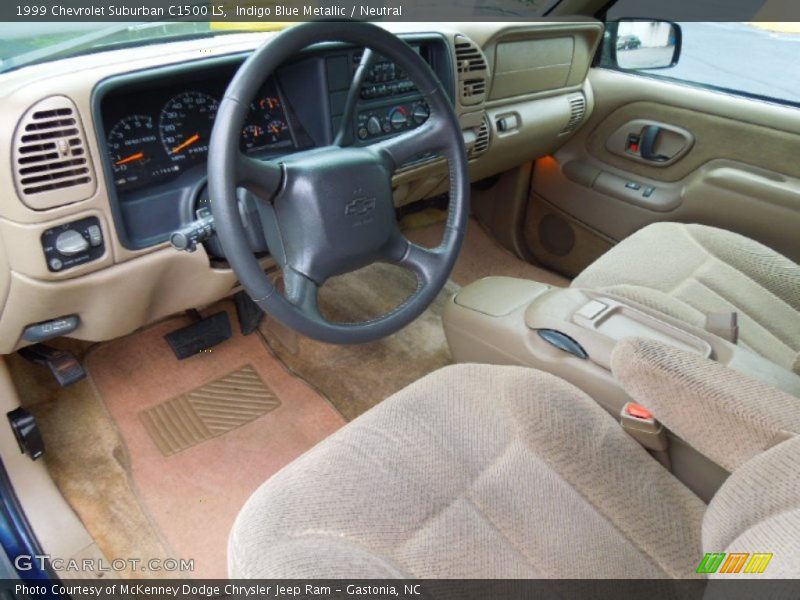 Neutral Interior - 1999 Suburban C1500 LS 
