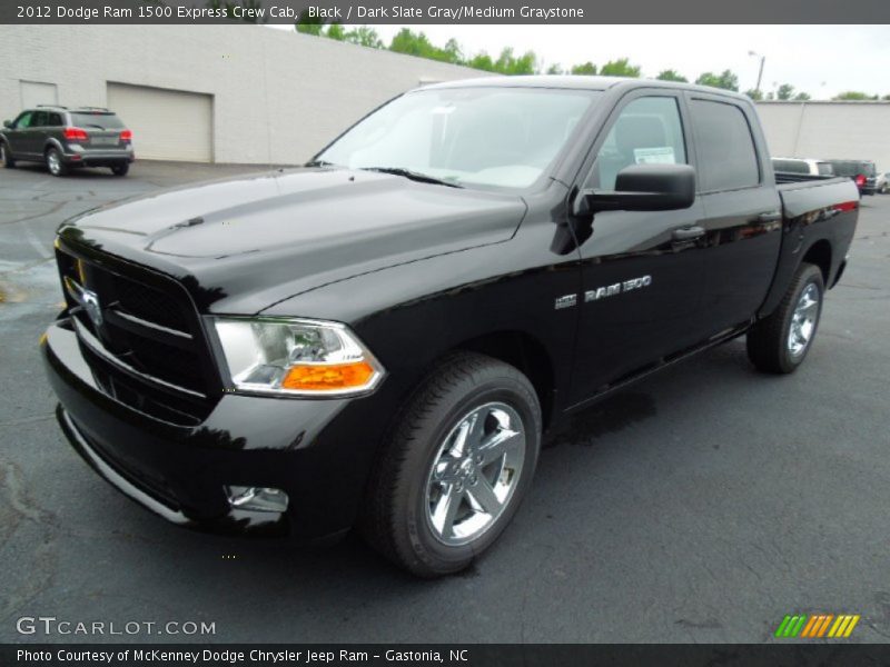 Black / Dark Slate Gray/Medium Graystone 2012 Dodge Ram 1500 Express Crew Cab