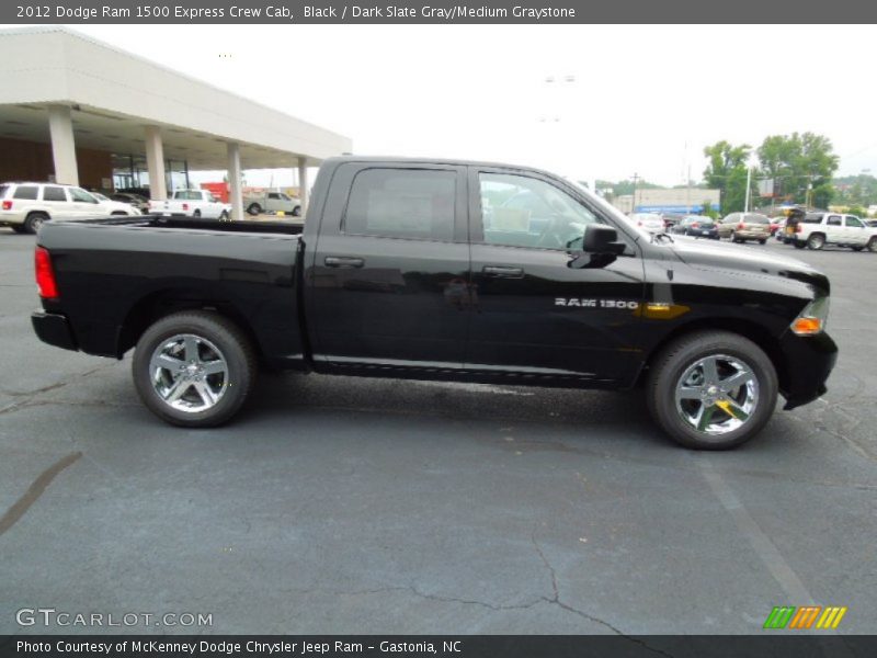 Black / Dark Slate Gray/Medium Graystone 2012 Dodge Ram 1500 Express Crew Cab