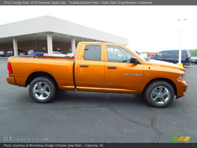  2012 Ram 1500 Express Quad Cab Tequila Sunrise Pearl