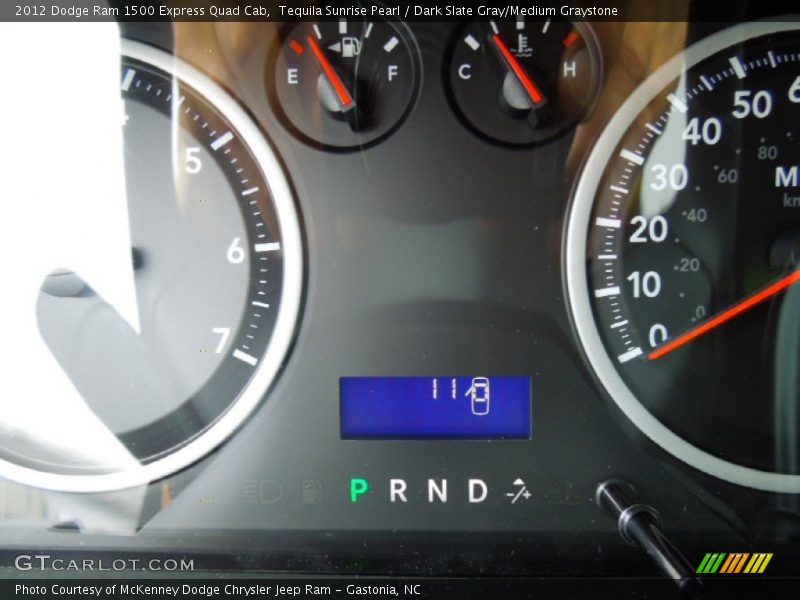 Tequila Sunrise Pearl / Dark Slate Gray/Medium Graystone 2012 Dodge Ram 1500 Express Quad Cab