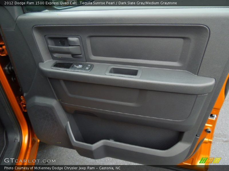 Tequila Sunrise Pearl / Dark Slate Gray/Medium Graystone 2012 Dodge Ram 1500 Express Quad Cab