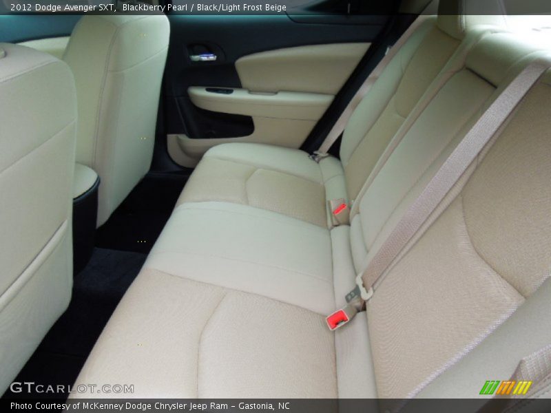 Blackberry Pearl / Black/Light Frost Beige 2012 Dodge Avenger SXT