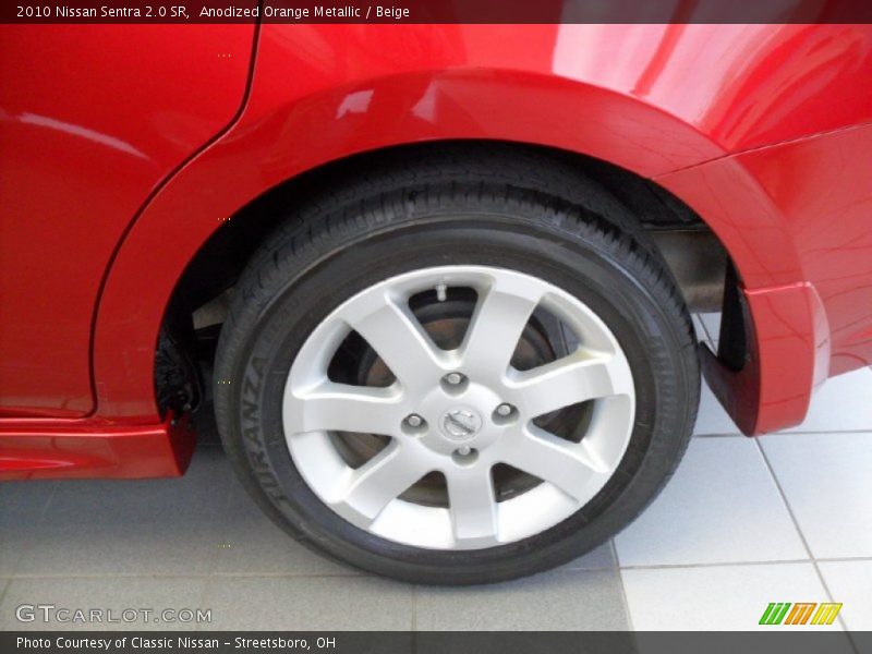 Anodized Orange Metallic / Beige 2010 Nissan Sentra 2.0 SR