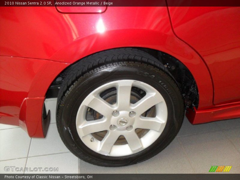 Anodized Orange Metallic / Beige 2010 Nissan Sentra 2.0 SR