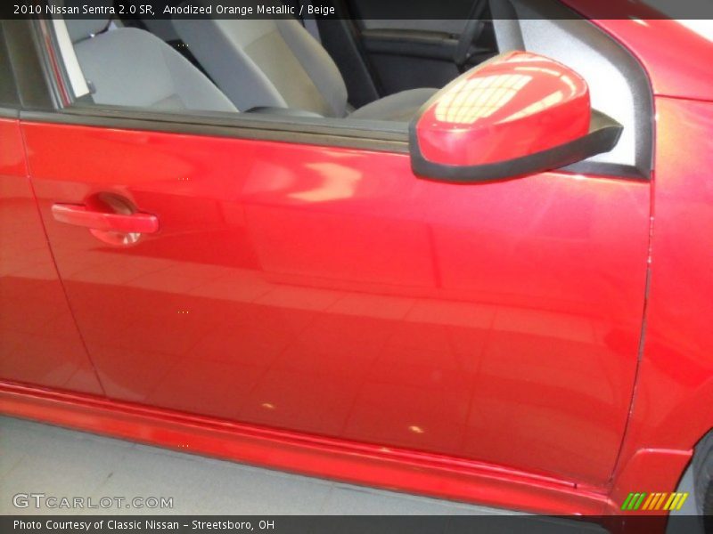 Anodized Orange Metallic / Beige 2010 Nissan Sentra 2.0 SR