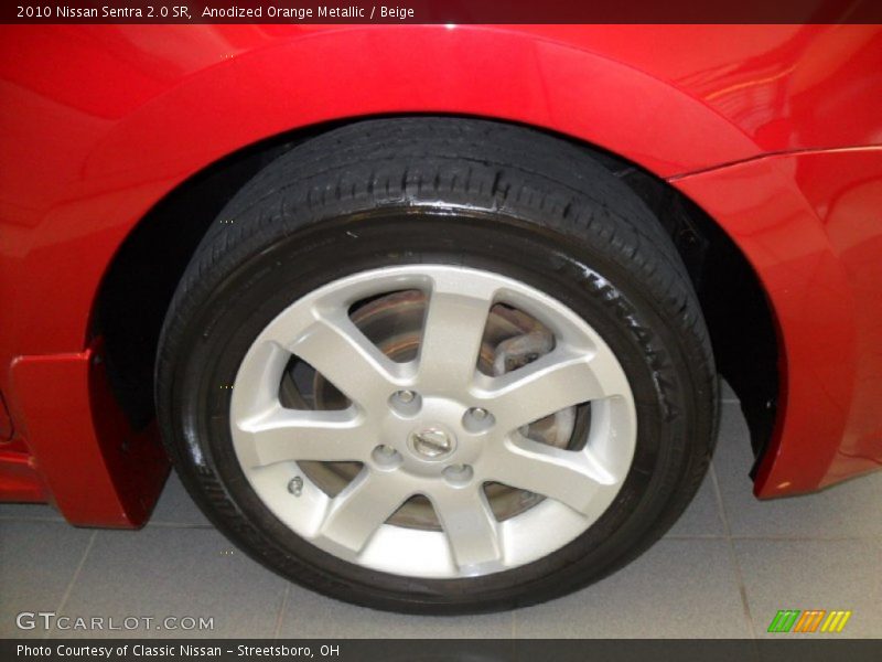 Anodized Orange Metallic / Beige 2010 Nissan Sentra 2.0 SR