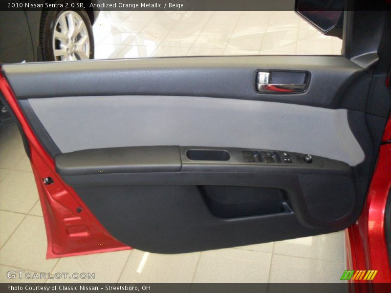 Anodized Orange Metallic / Beige 2010 Nissan Sentra 2.0 SR