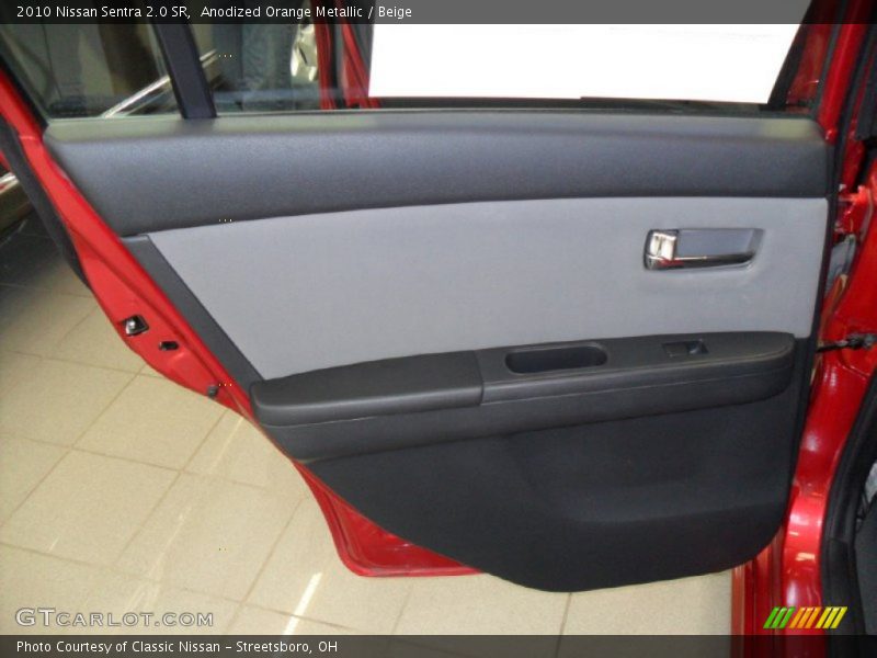 Anodized Orange Metallic / Beige 2010 Nissan Sentra 2.0 SR