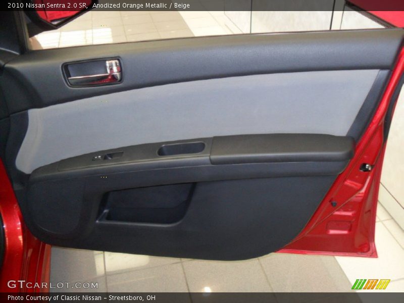 Anodized Orange Metallic / Beige 2010 Nissan Sentra 2.0 SR