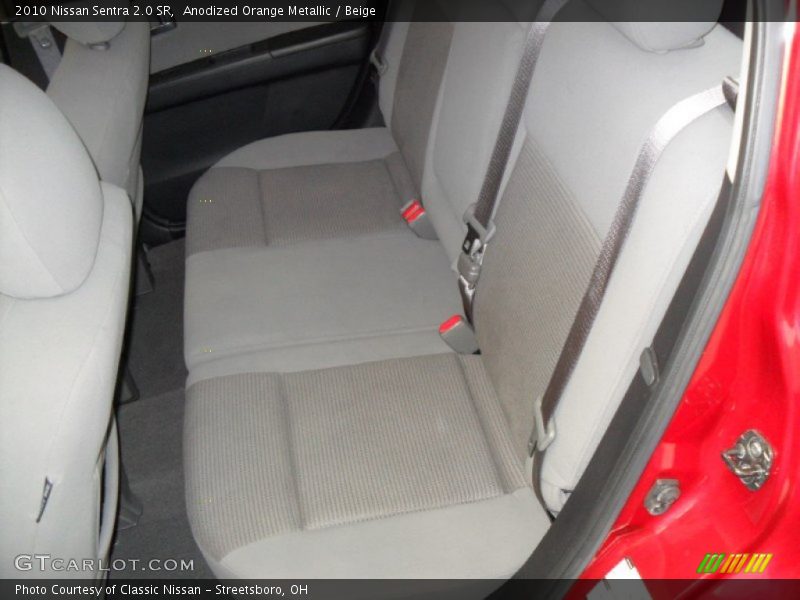 Anodized Orange Metallic / Beige 2010 Nissan Sentra 2.0 SR