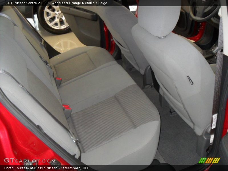 Anodized Orange Metallic / Beige 2010 Nissan Sentra 2.0 SR