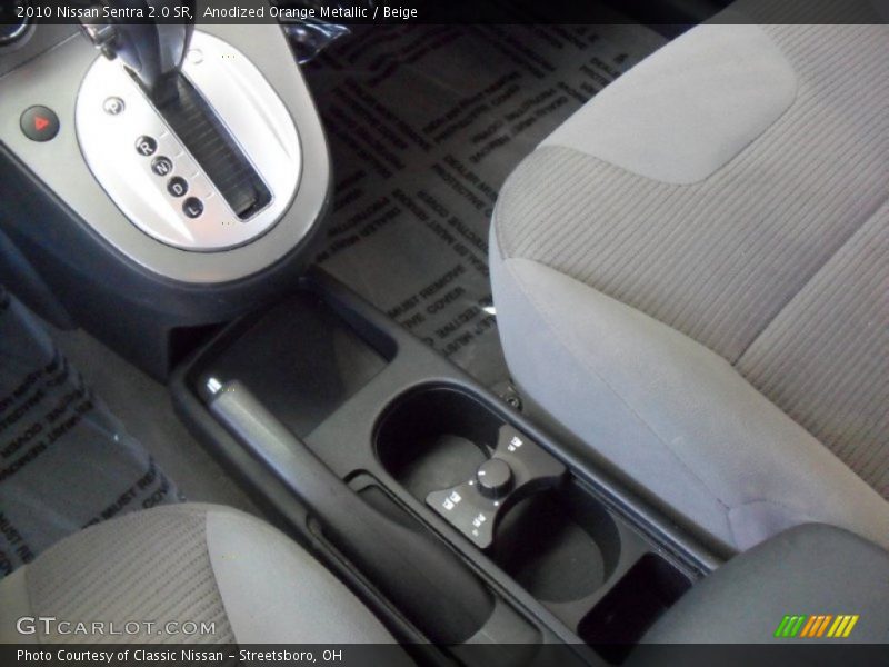 Anodized Orange Metallic / Beige 2010 Nissan Sentra 2.0 SR