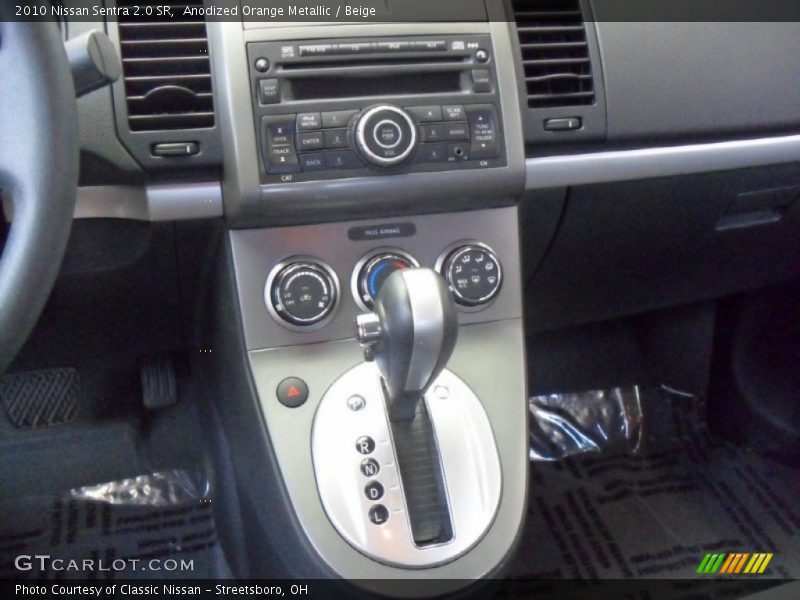 Anodized Orange Metallic / Beige 2010 Nissan Sentra 2.0 SR