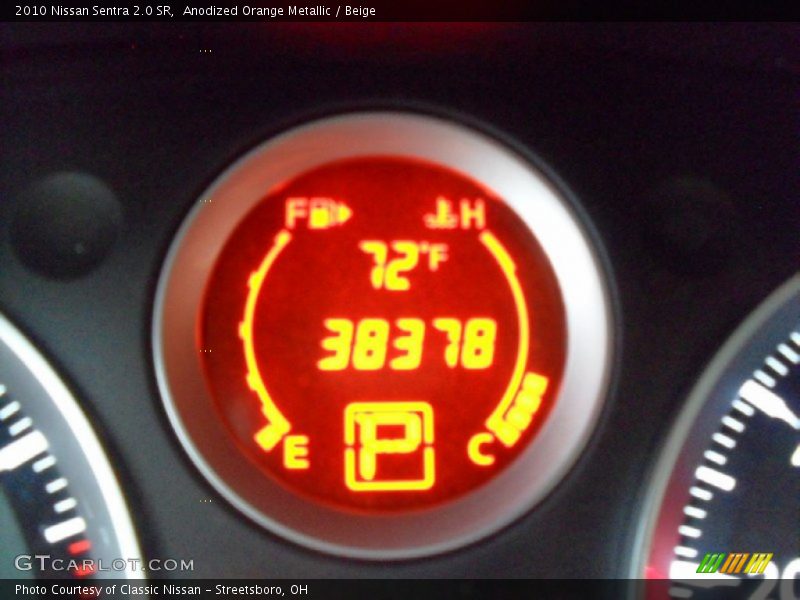Anodized Orange Metallic / Beige 2010 Nissan Sentra 2.0 SR