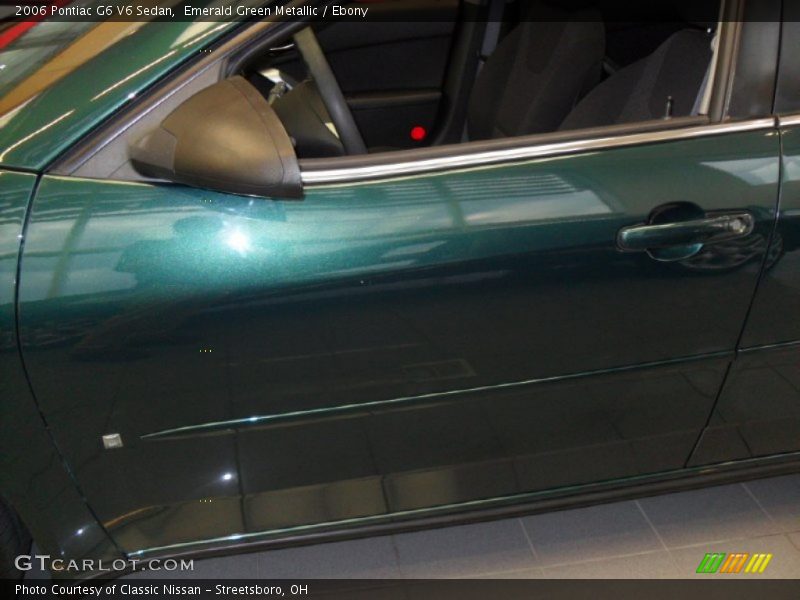 Emerald Green Metallic / Ebony 2006 Pontiac G6 V6 Sedan