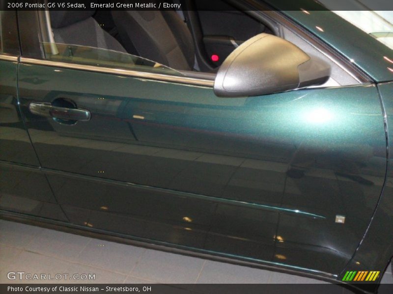 Emerald Green Metallic / Ebony 2006 Pontiac G6 V6 Sedan