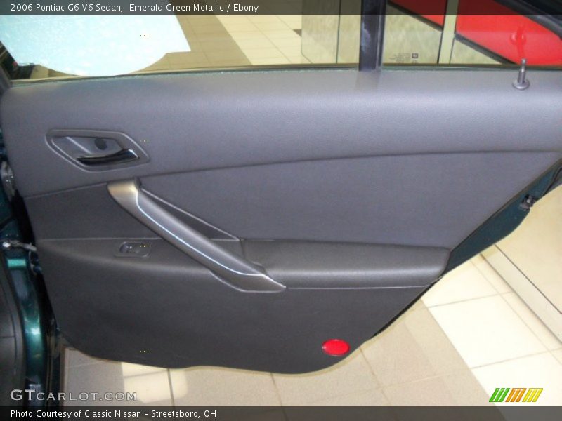 Emerald Green Metallic / Ebony 2006 Pontiac G6 V6 Sedan