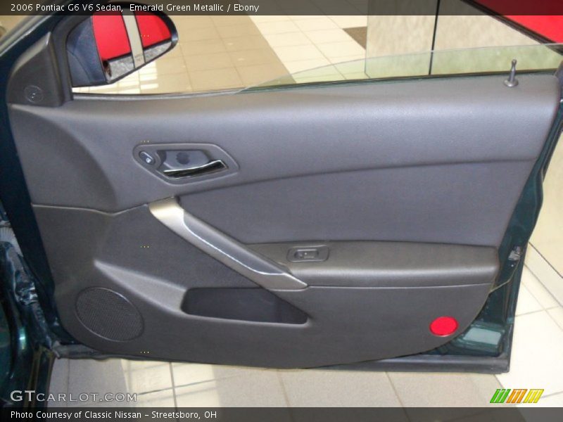 Emerald Green Metallic / Ebony 2006 Pontiac G6 V6 Sedan