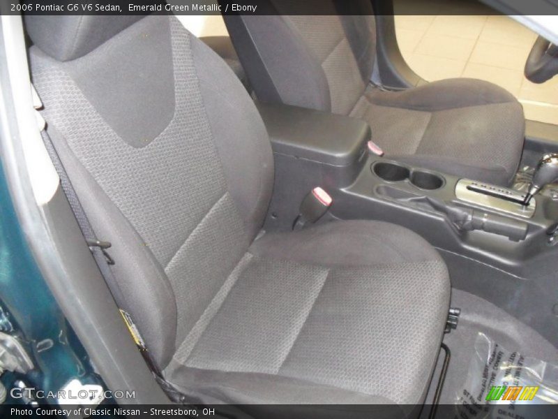 Emerald Green Metallic / Ebony 2006 Pontiac G6 V6 Sedan