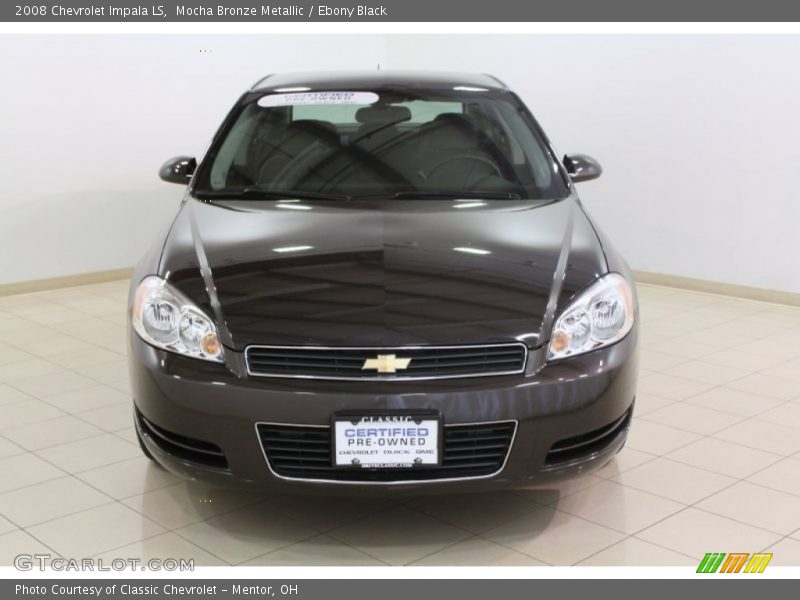 Mocha Bronze Metallic / Ebony Black 2008 Chevrolet Impala LS