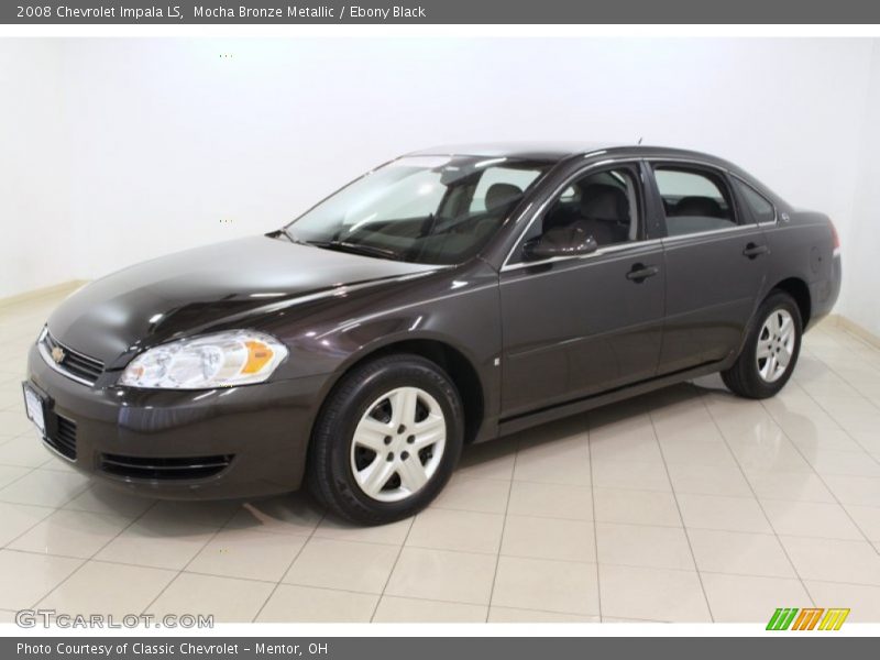Mocha Bronze Metallic / Ebony Black 2008 Chevrolet Impala LS
