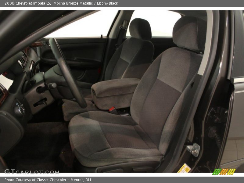 Mocha Bronze Metallic / Ebony Black 2008 Chevrolet Impala LS