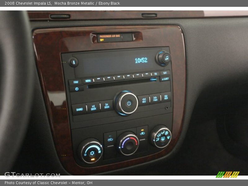 Mocha Bronze Metallic / Ebony Black 2008 Chevrolet Impala LS