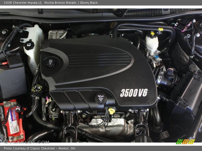 Mocha Bronze Metallic / Ebony Black 2008 Chevrolet Impala LS