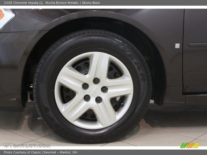 Mocha Bronze Metallic / Ebony Black 2008 Chevrolet Impala LS