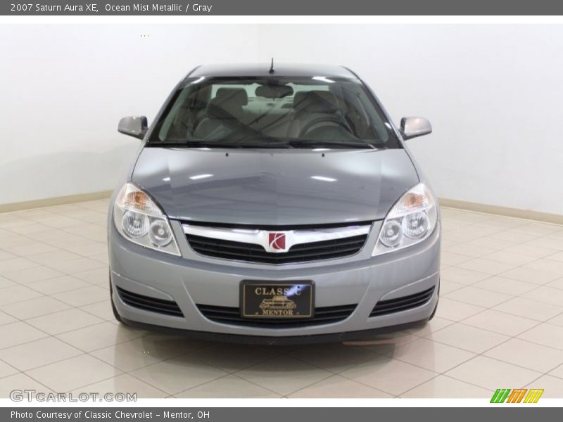 Ocean Mist Metallic / Gray 2007 Saturn Aura XE