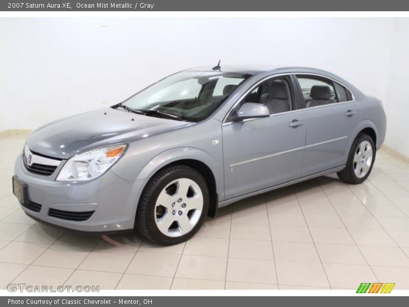 Ocean Mist Metallic / Gray 2007 Saturn Aura XE