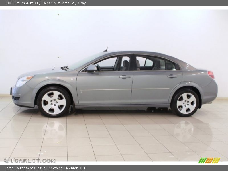 Ocean Mist Metallic / Gray 2007 Saturn Aura XE