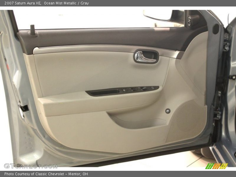 Ocean Mist Metallic / Gray 2007 Saturn Aura XE