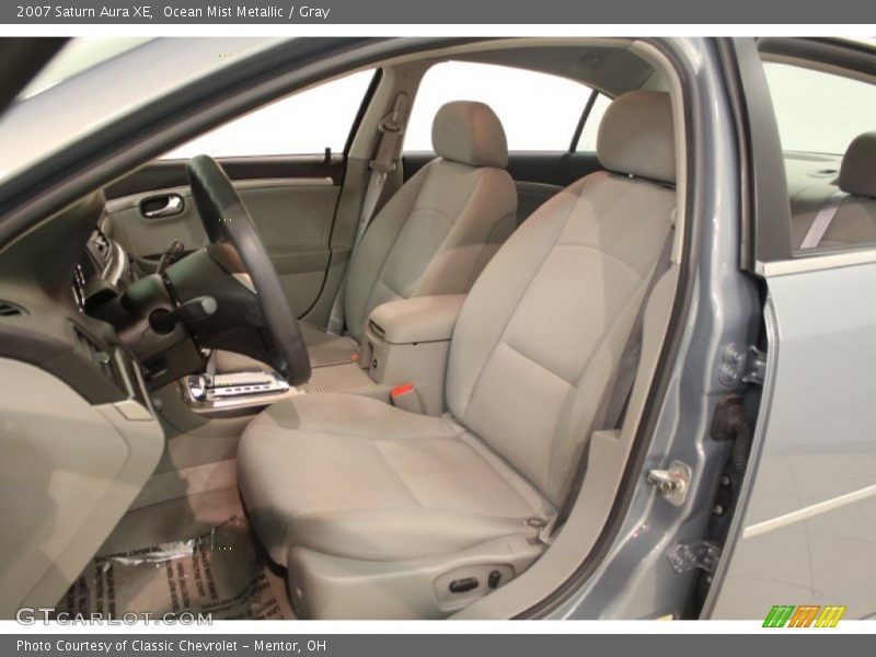 Ocean Mist Metallic / Gray 2007 Saturn Aura XE