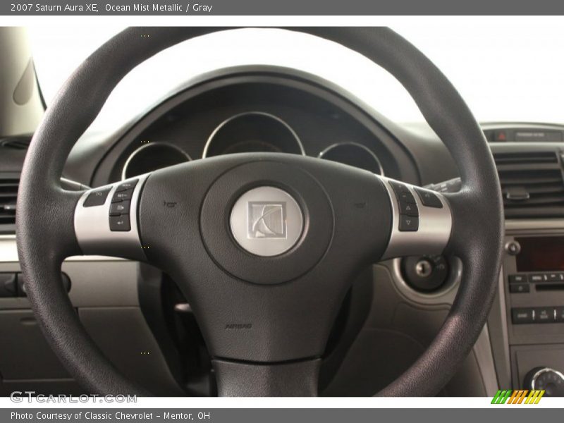 Ocean Mist Metallic / Gray 2007 Saturn Aura XE