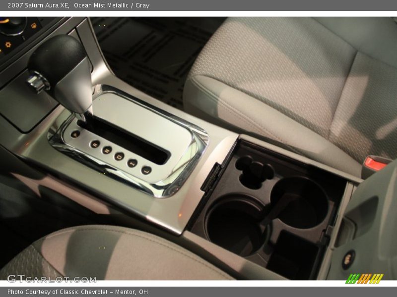 Ocean Mist Metallic / Gray 2007 Saturn Aura XE