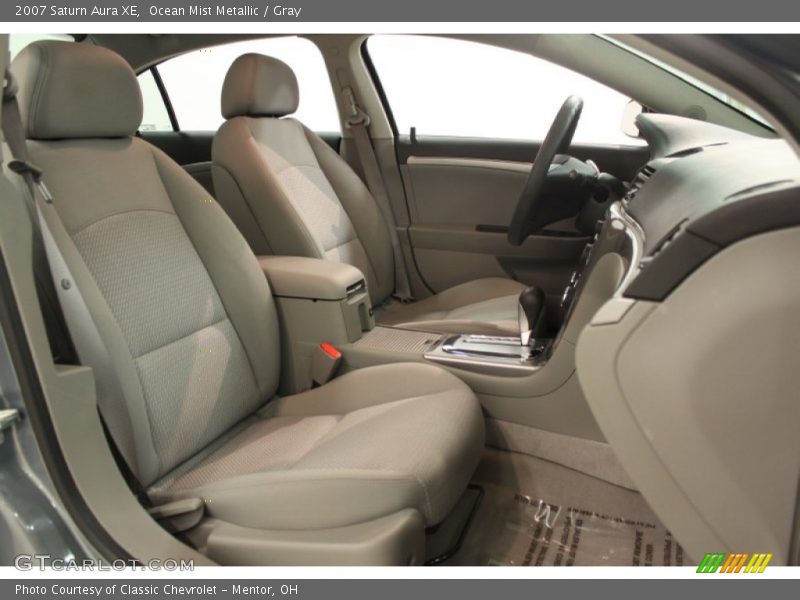 Ocean Mist Metallic / Gray 2007 Saturn Aura XE