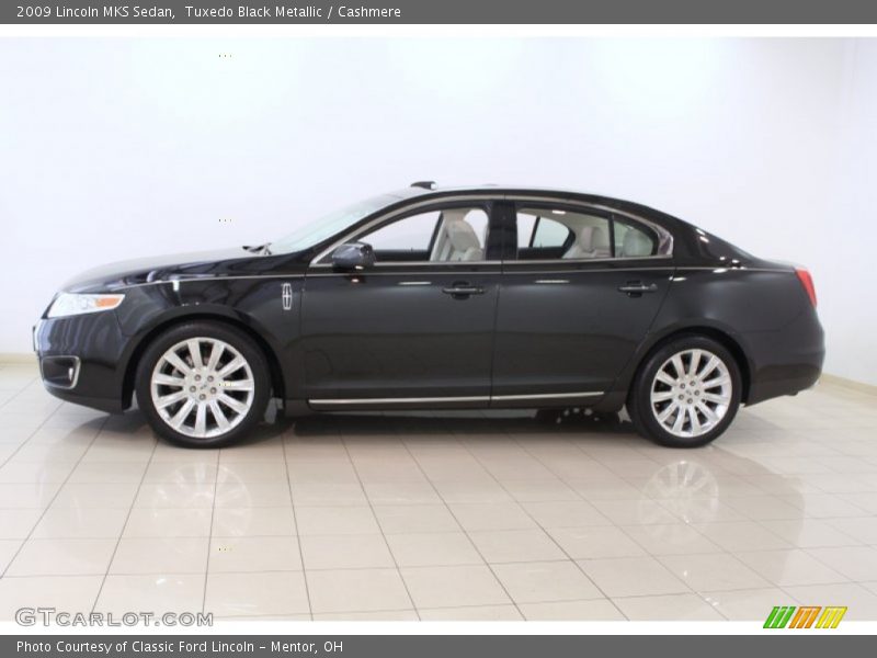 Tuxedo Black Metallic / Cashmere 2009 Lincoln MKS Sedan