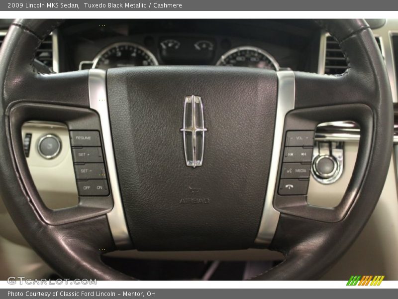 Tuxedo Black Metallic / Cashmere 2009 Lincoln MKS Sedan