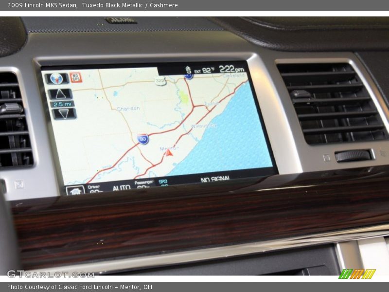 Tuxedo Black Metallic / Cashmere 2009 Lincoln MKS Sedan