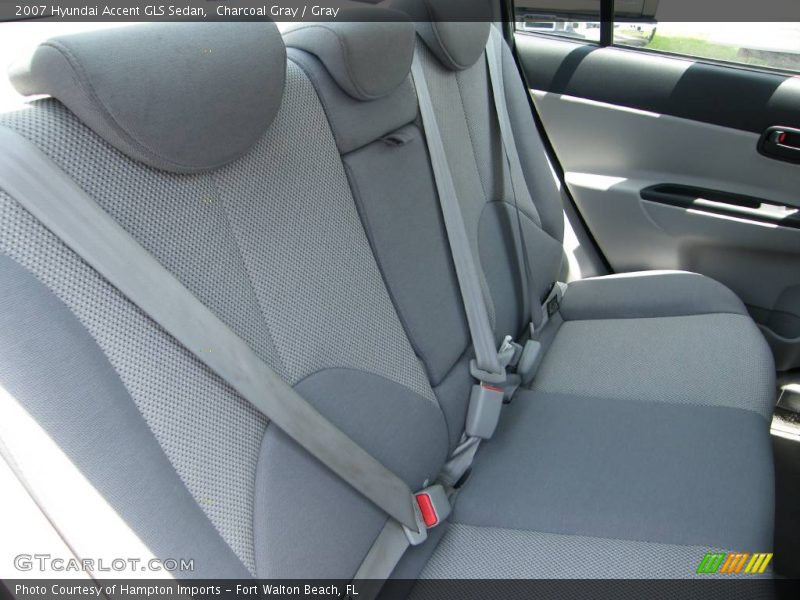 Charcoal Gray / Gray 2007 Hyundai Accent GLS Sedan