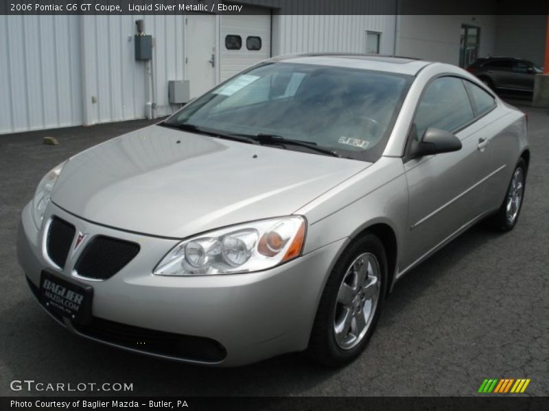 Liquid Silver Metallic / Ebony 2006 Pontiac G6 GT Coupe