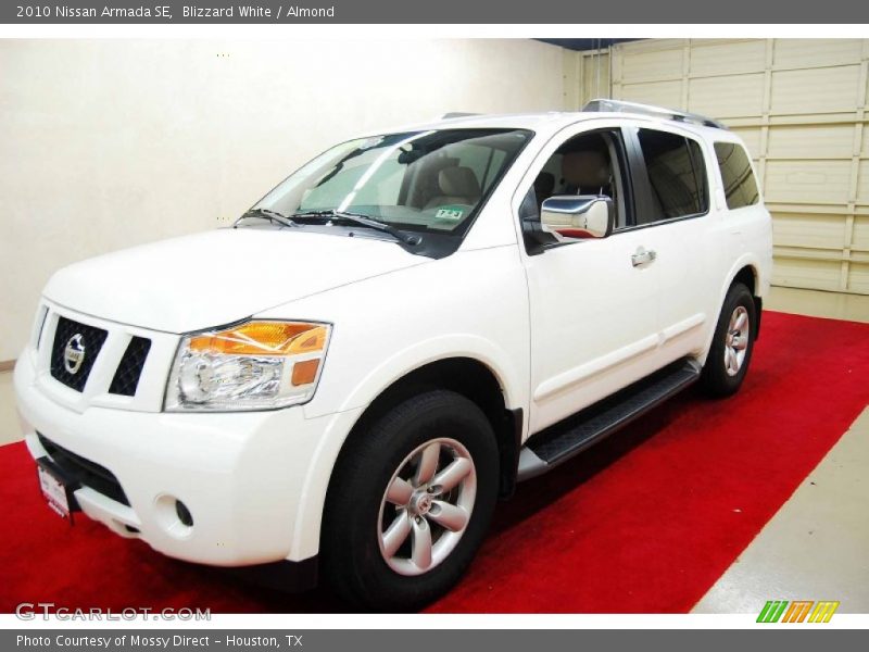 Blizzard White / Almond 2010 Nissan Armada SE