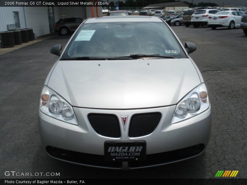Liquid Silver Metallic / Ebony 2006 Pontiac G6 GT Coupe