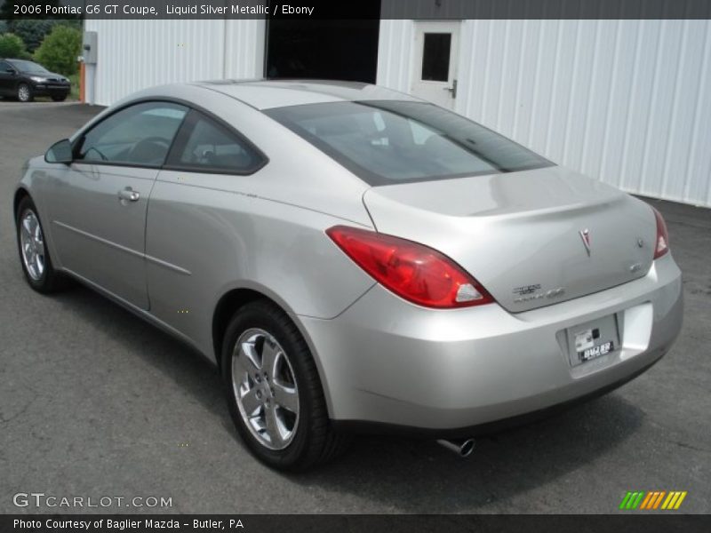 Liquid Silver Metallic / Ebony 2006 Pontiac G6 GT Coupe