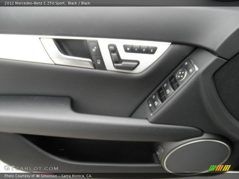 Black / Black 2012 Mercedes-Benz C 250 Sport