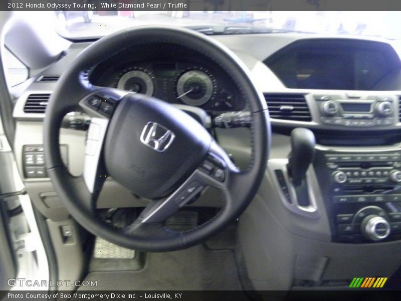 White Diamond Pearl / Truffle 2012 Honda Odyssey Touring