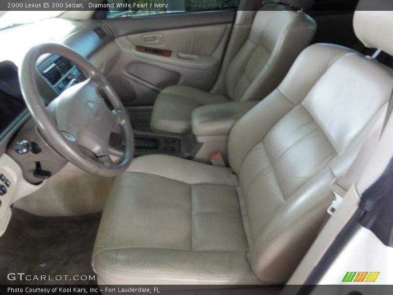 Diamond White Pearl / Ivory 2000 Lexus ES 300 Sedan