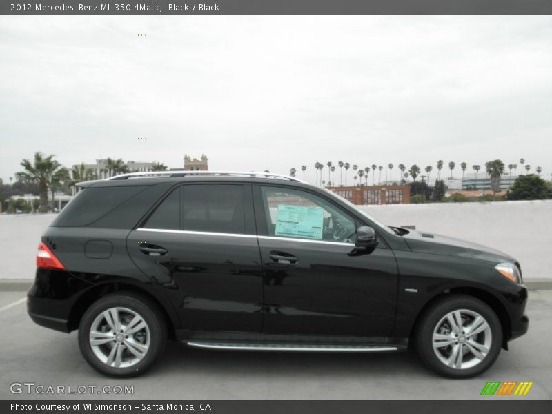 Black / Black 2012 Mercedes-Benz ML 350 4Matic